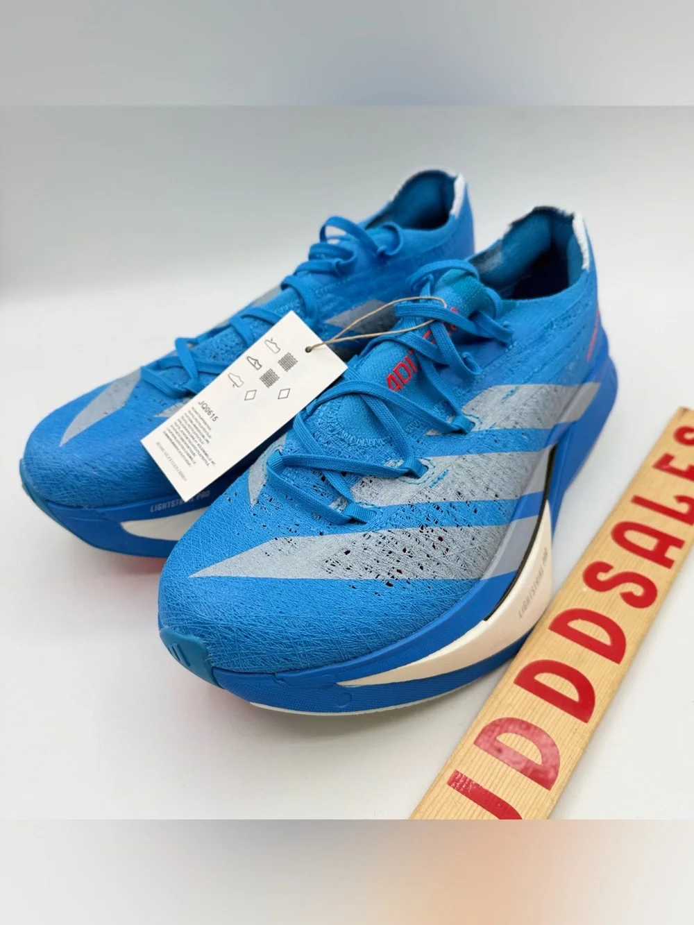 Adidas Adizero Prime X3 Strung Ekiden Solar Blue Silver JQ0615 Men’s Sizes NWT